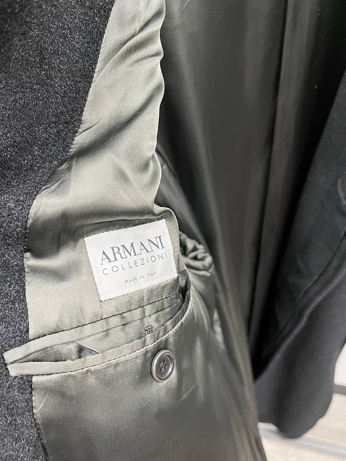 110) 알마니꼴레지오니 캐시미어 롱코트 상품이미지8