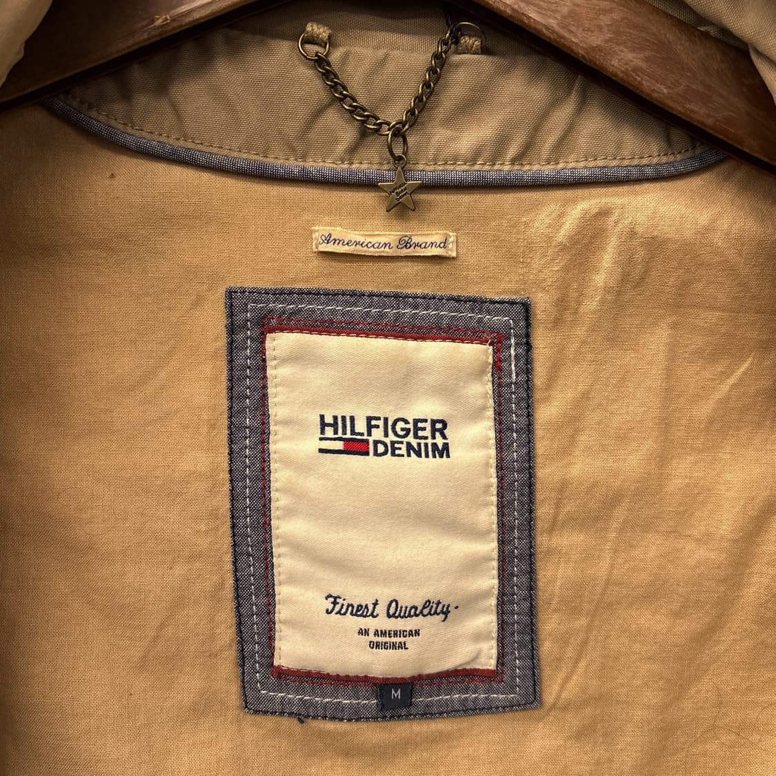 00s 힐피거데님 에스닉 크래프트 패널 필드자켓 카키 N1285 상품이미지9
