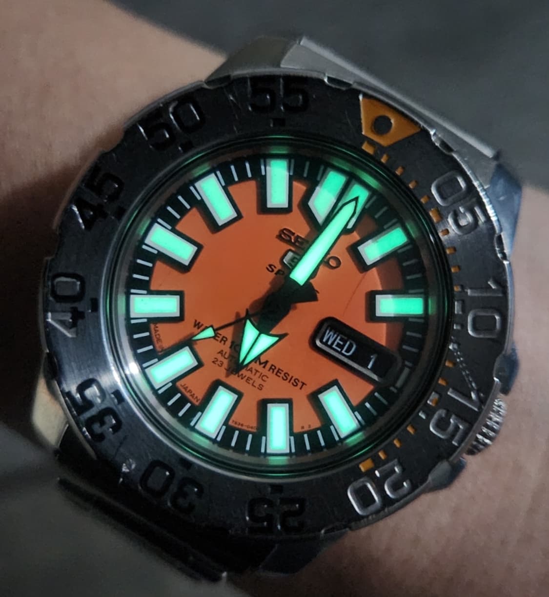 # 세이코 베이비 오렌지 몬스터 레어 다이버시계 급처 (JAPAN) 상품이미지1