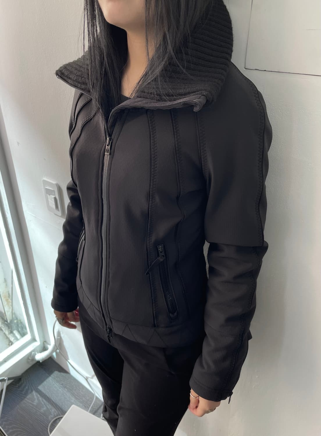 adidas x stella maccartney 하이넥 집업 자켓 상품이미지1