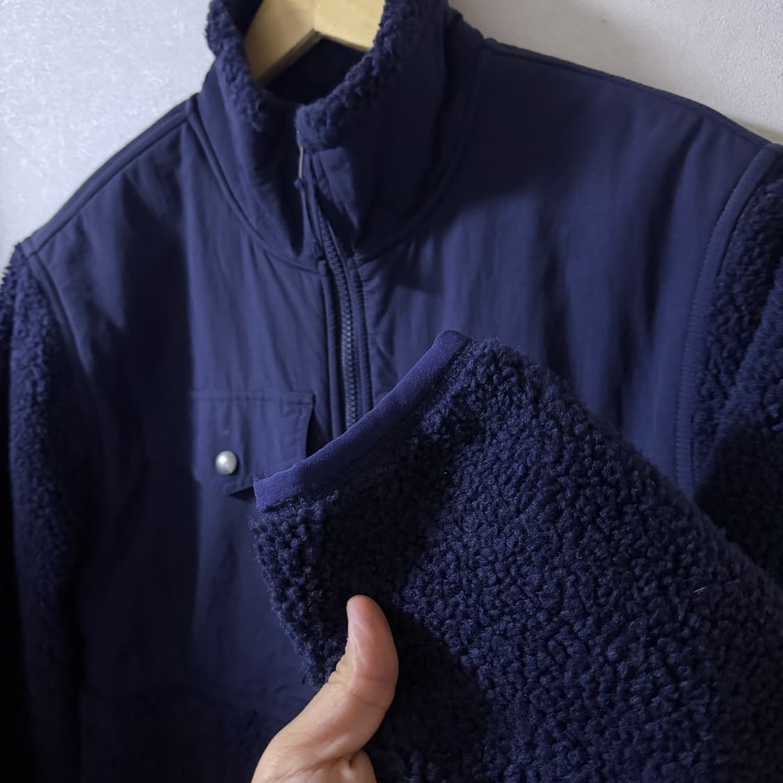 폴로 랄프로렌 플리스 집업자켓 네이비 M (남성 슬림 105정도) 상품이미지4