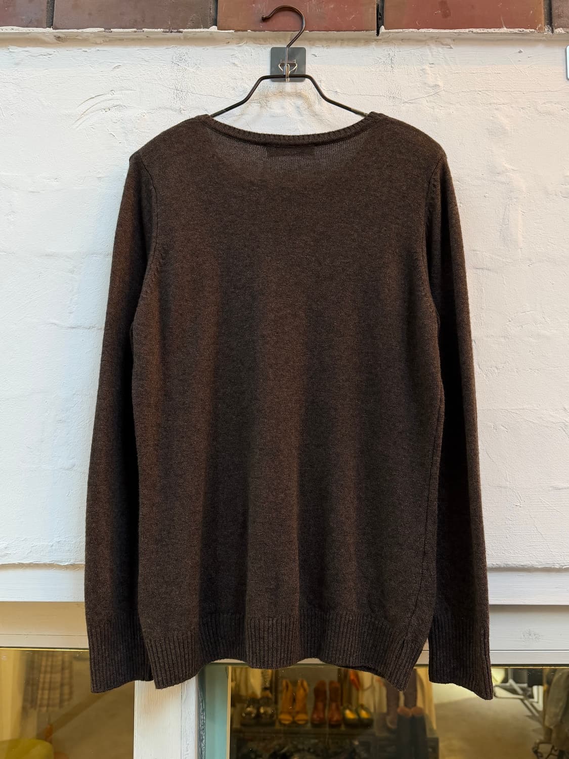 Slow enough 이태리 울 니트 브라운 M 상품이미지6