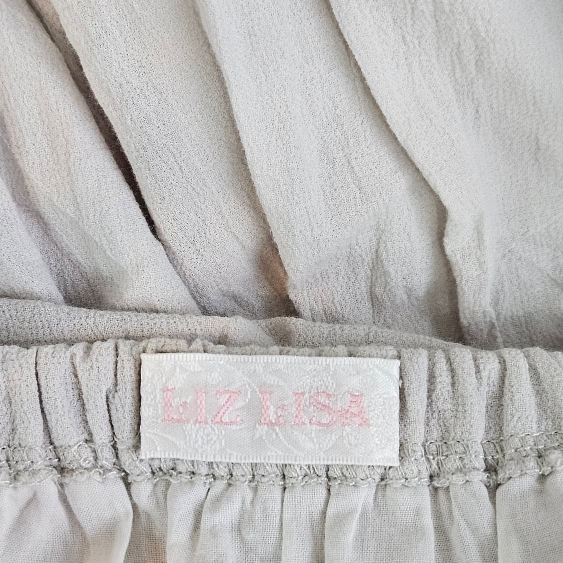 리즈리사(LIZ LISA) 밀크그레이 레이스 롱 원피스 상품이미지9