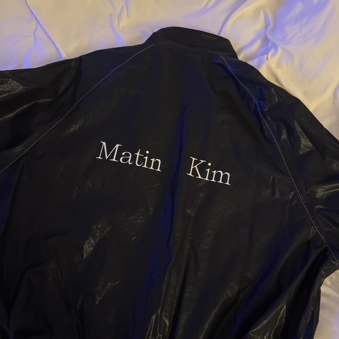 마뗑킴 MATIN KIM LOGO COATING JUMPER 상품이미지5