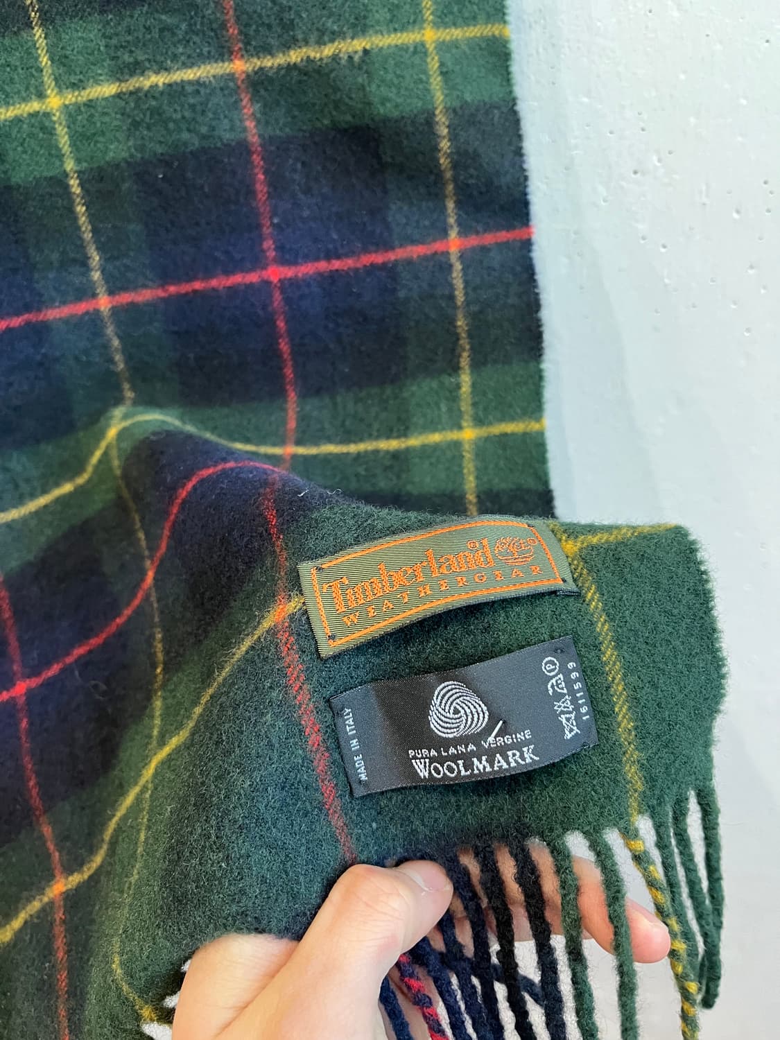 팀버랜드 퓨어울 클래식 머플러 Made in ITALY 상품이미지2