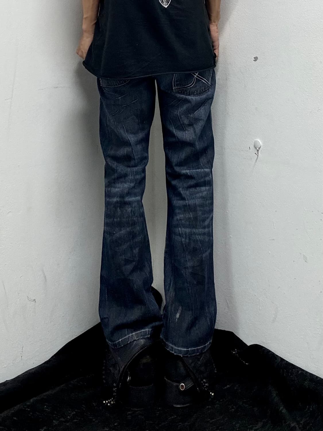 “Vintage” Y2K Dirty Washed Zipper Detail 상품이미지10