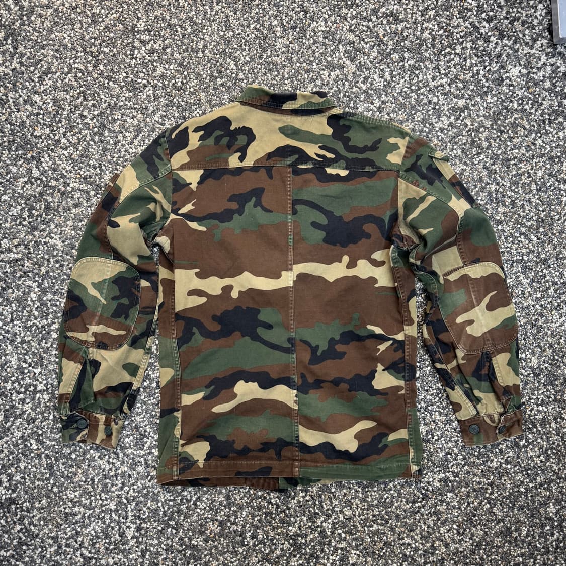 빈티지 이탈리아 군 우드랜드 필드 자켓 (L)  상품이미지4