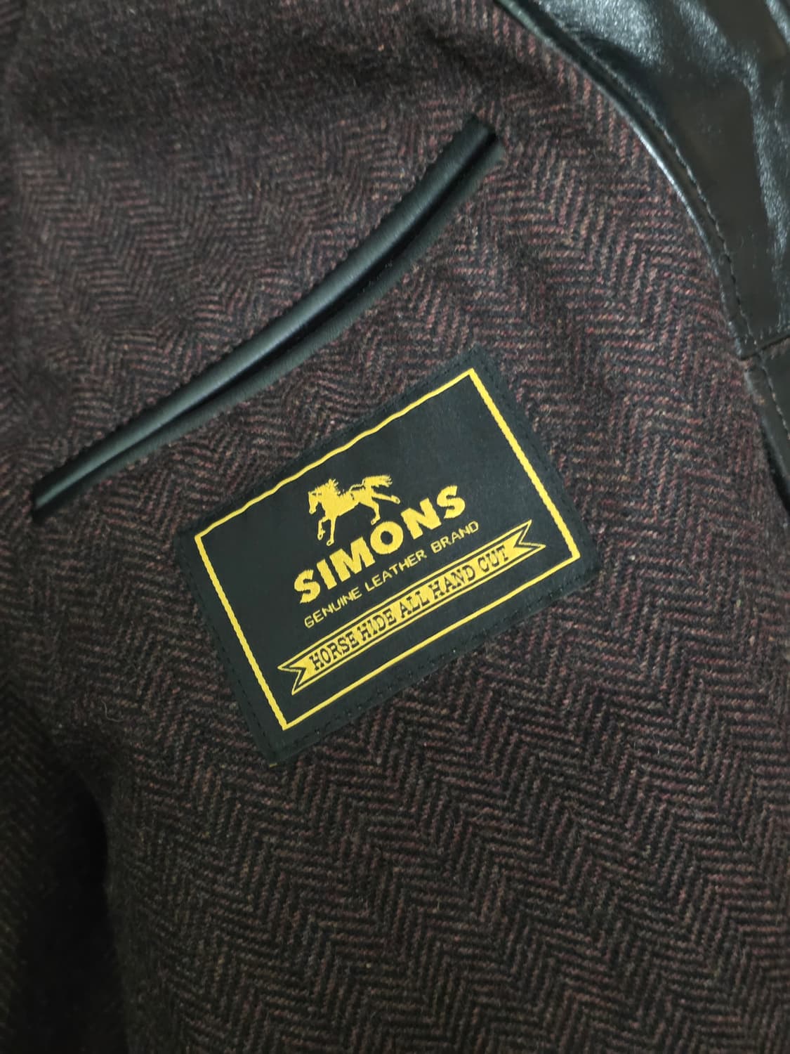 리얼시몬스 중홀랜드 멀홀랜드 말가죽 레더 자켓 상품이미지5