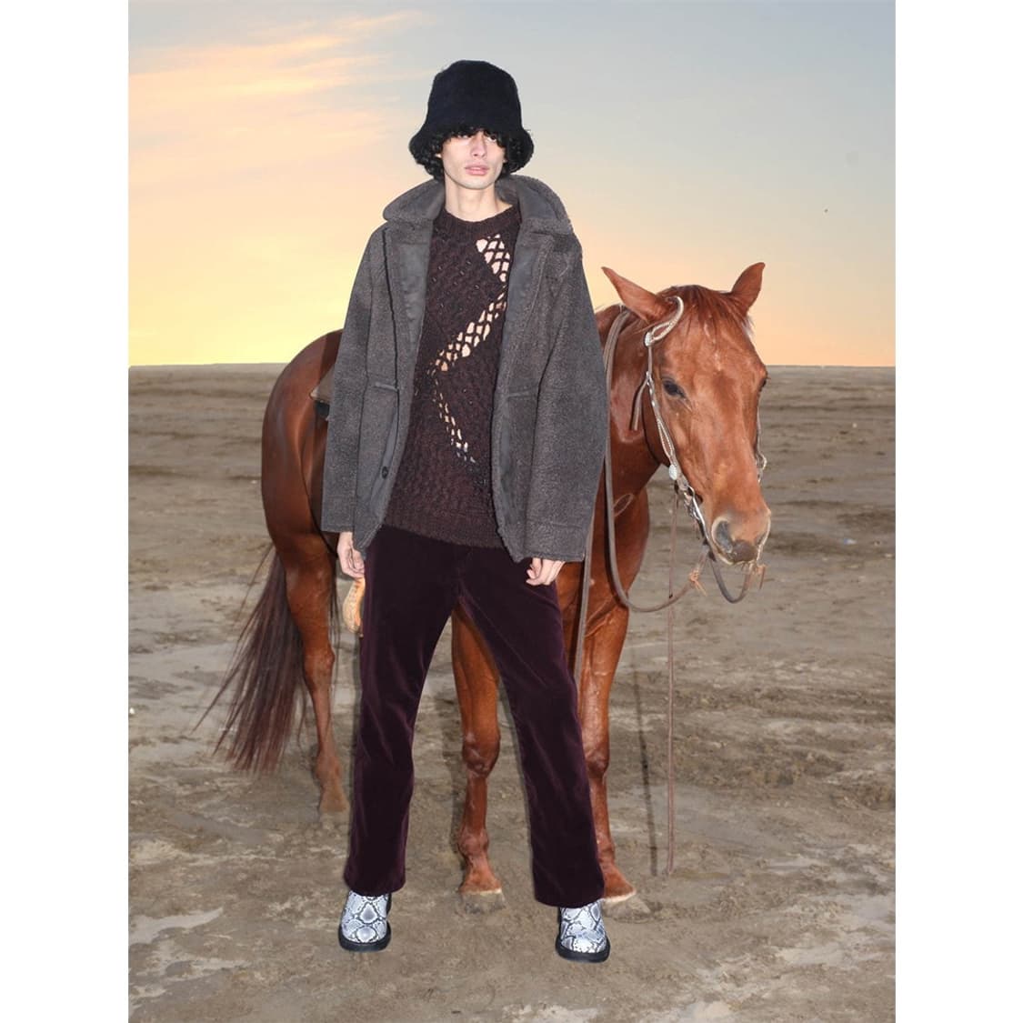 지에다 21aw 후리스 자켓 상품이미지6