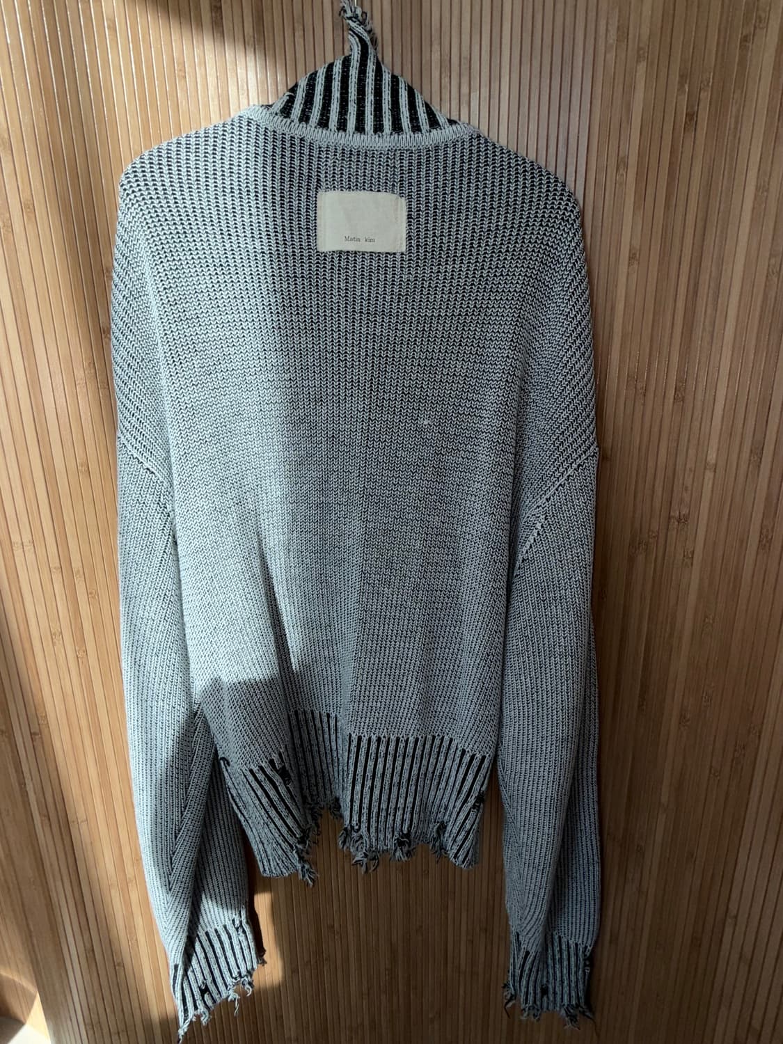 마뗑킴 컬러 립드 하이넥 집업 상품이미지2