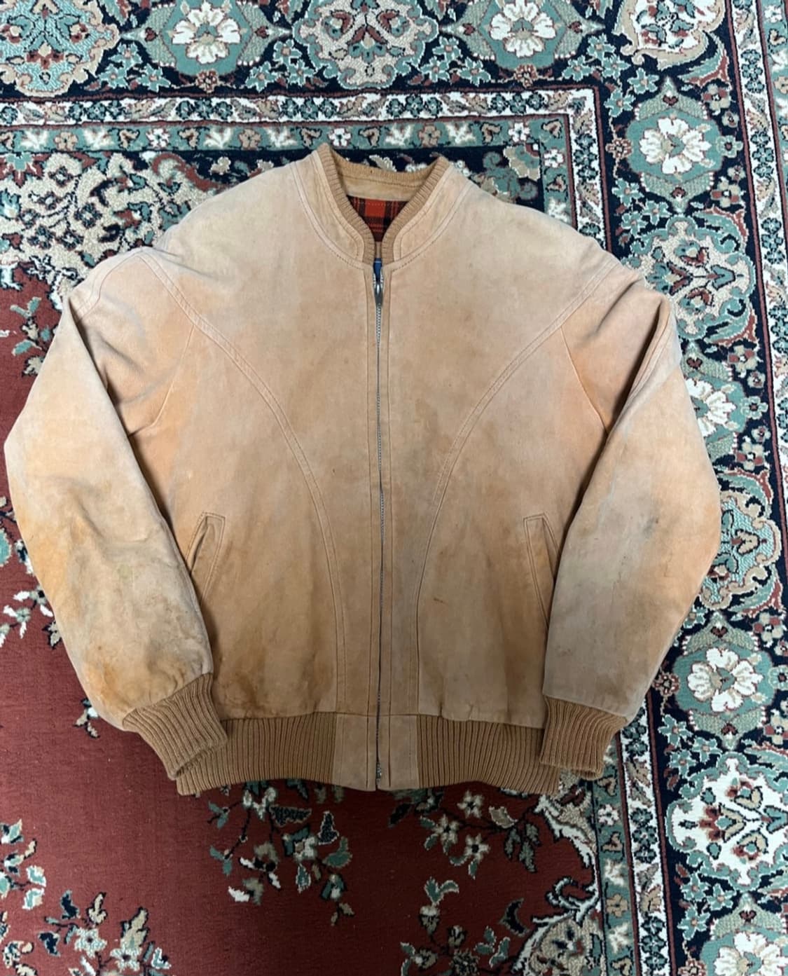 빈티지 맥그리거 스웨이드 자켓 100 상품이미지1