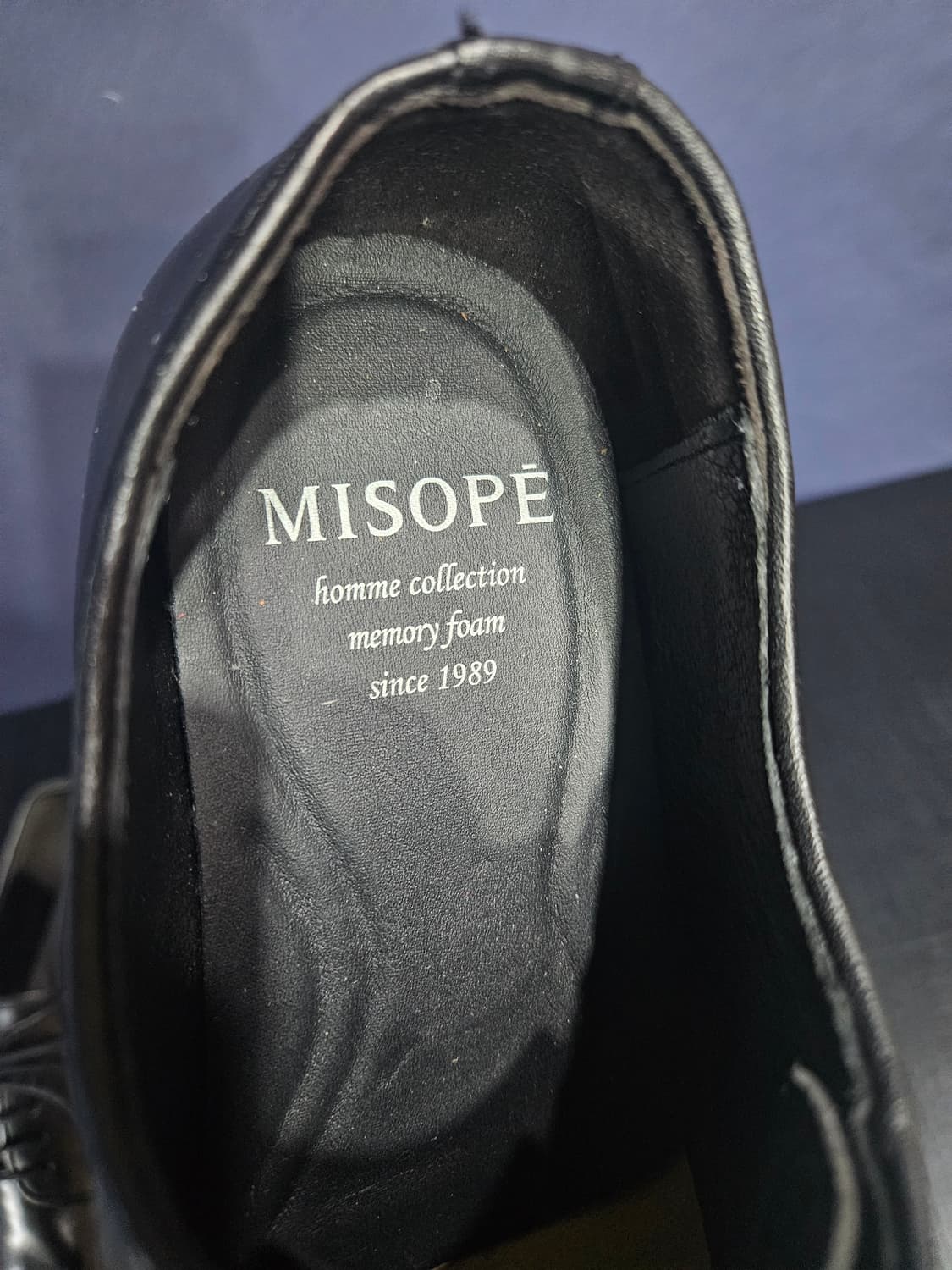 미소페 블랙컬러 남성 260 로퍼 정장구두  상품이미지4