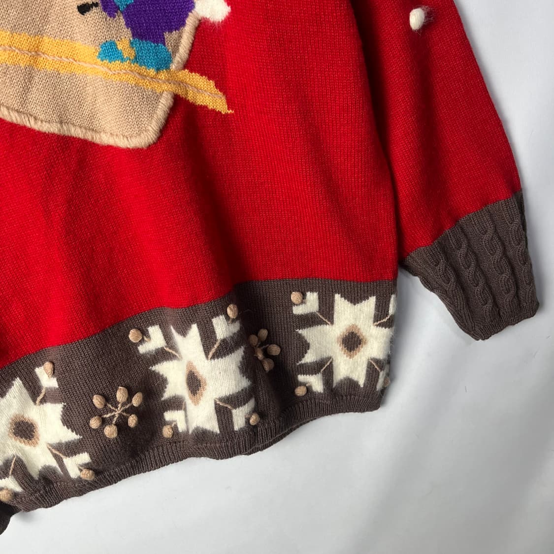 [JPN] 빈티지 크리스마스 스키 울 니트 상품이미지4