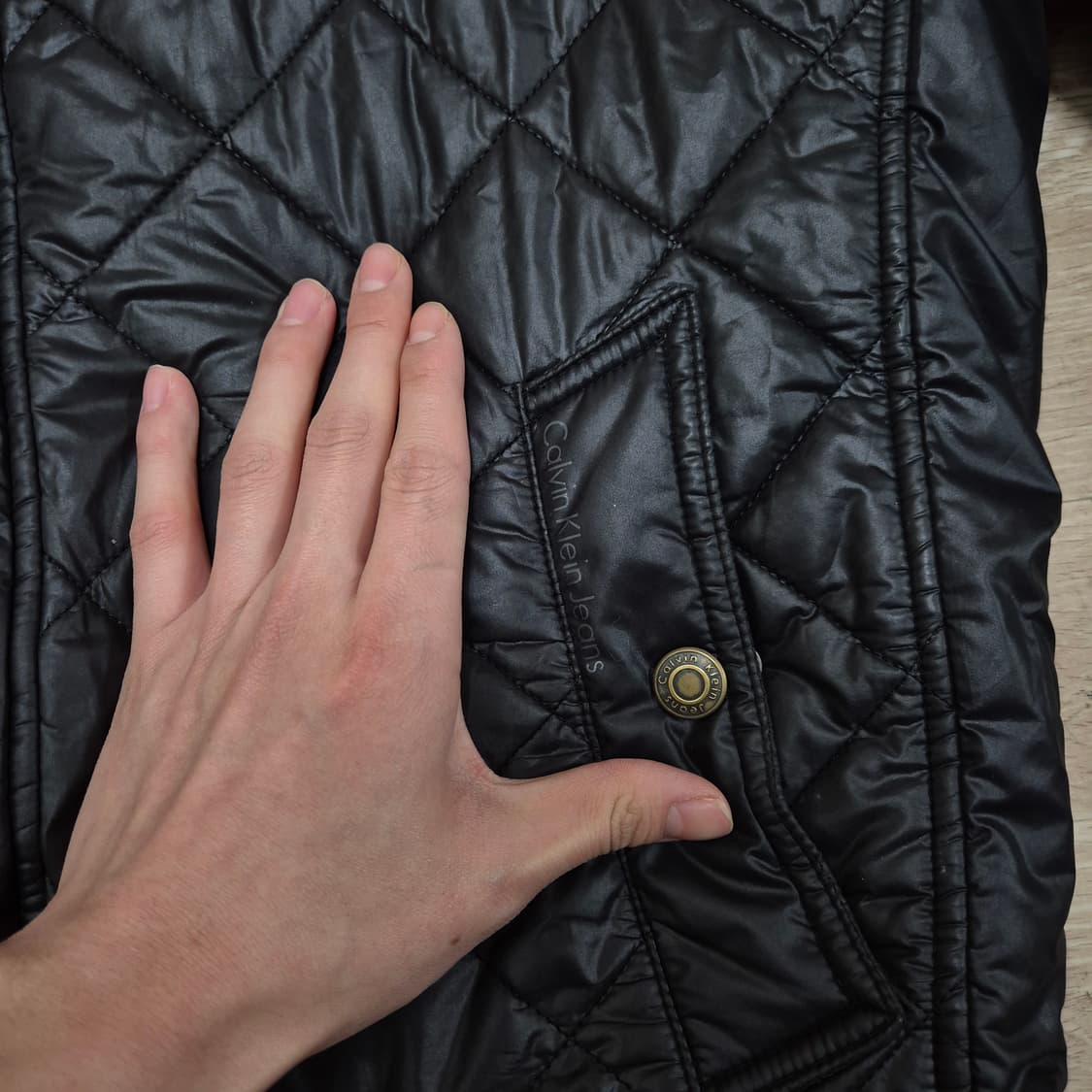 캘빈클라인 진스 퀼팅 경량패딩 점퍼 L(100) 상품이미지4