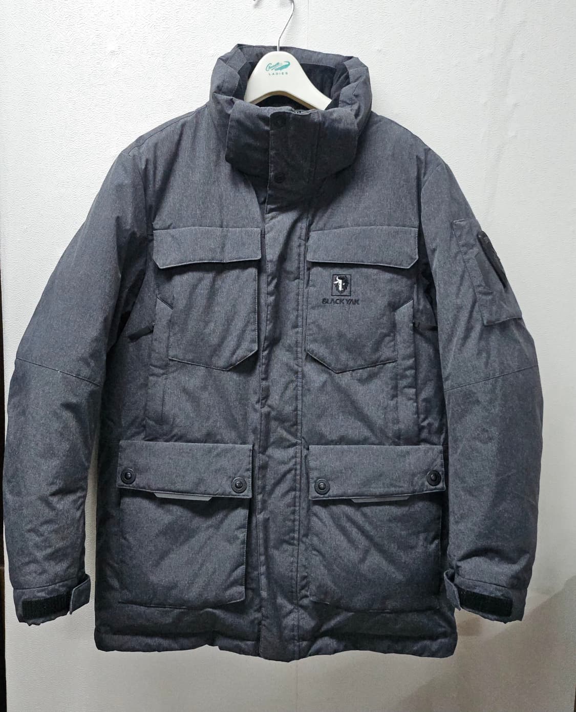 블랙야크 남성  다운패딩 그레이  95 상품이미지1