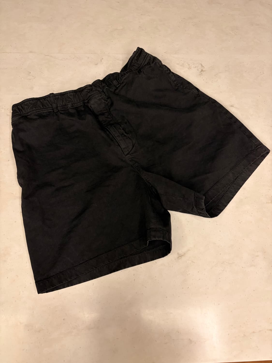 오라리 26ss 가먼트다이 치노 쇼츠 - 4사이즈 상품이미지2