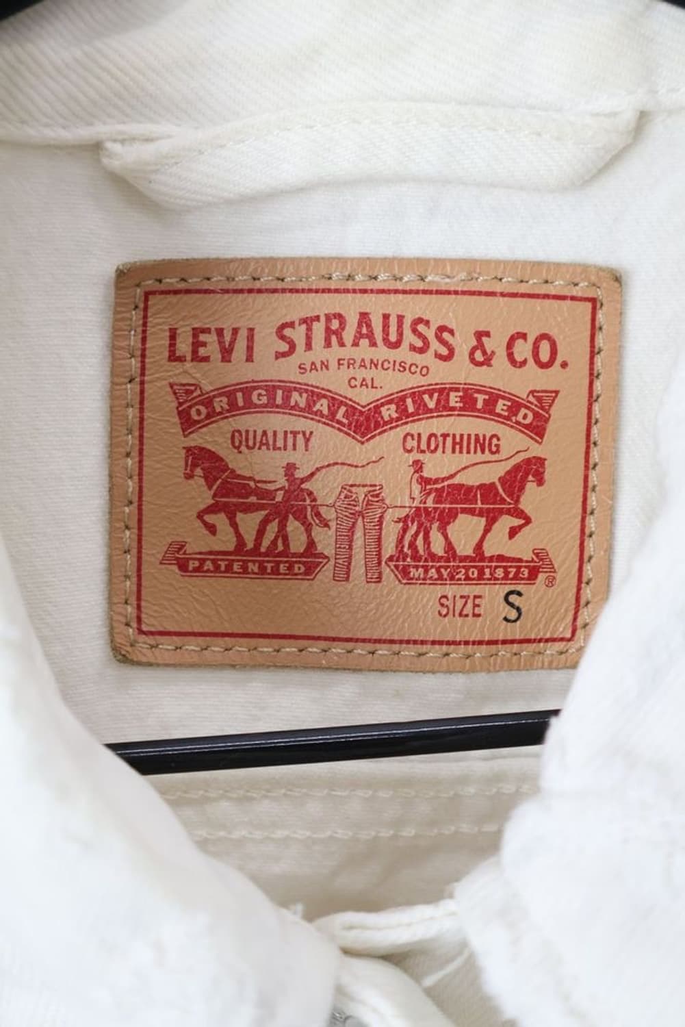 Levi’s White Denim Trucker Jacket 상품이미지6