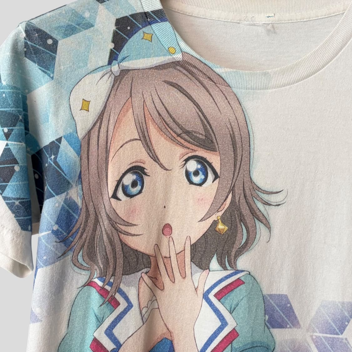 (S)LOVE LIVE 러브라이브 와타나베 요우 반팔티셔츠 상품이미지3