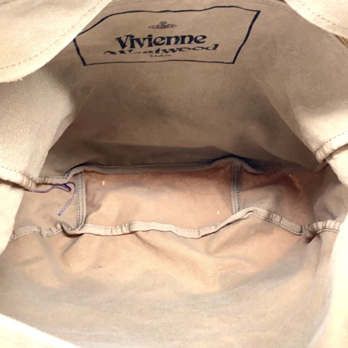 비비안 웨스트우드 펑크 캔버스 토트백 상품이미지5