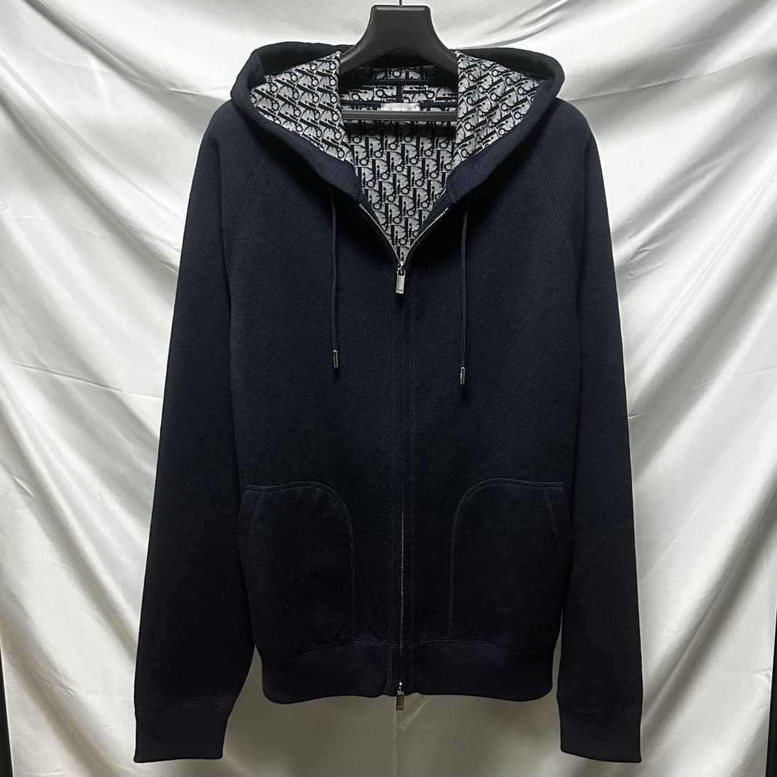 [2XL/새상품] 24FW 디올 오블리크 캐시미어 후드집업 상품이미지2