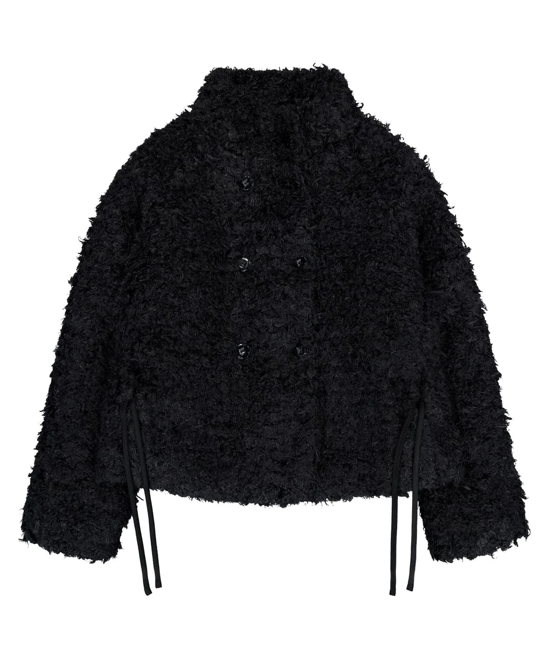 (구합니다) 코이세이오 헤어리 퍼 자켓 블랙 상품이미지1