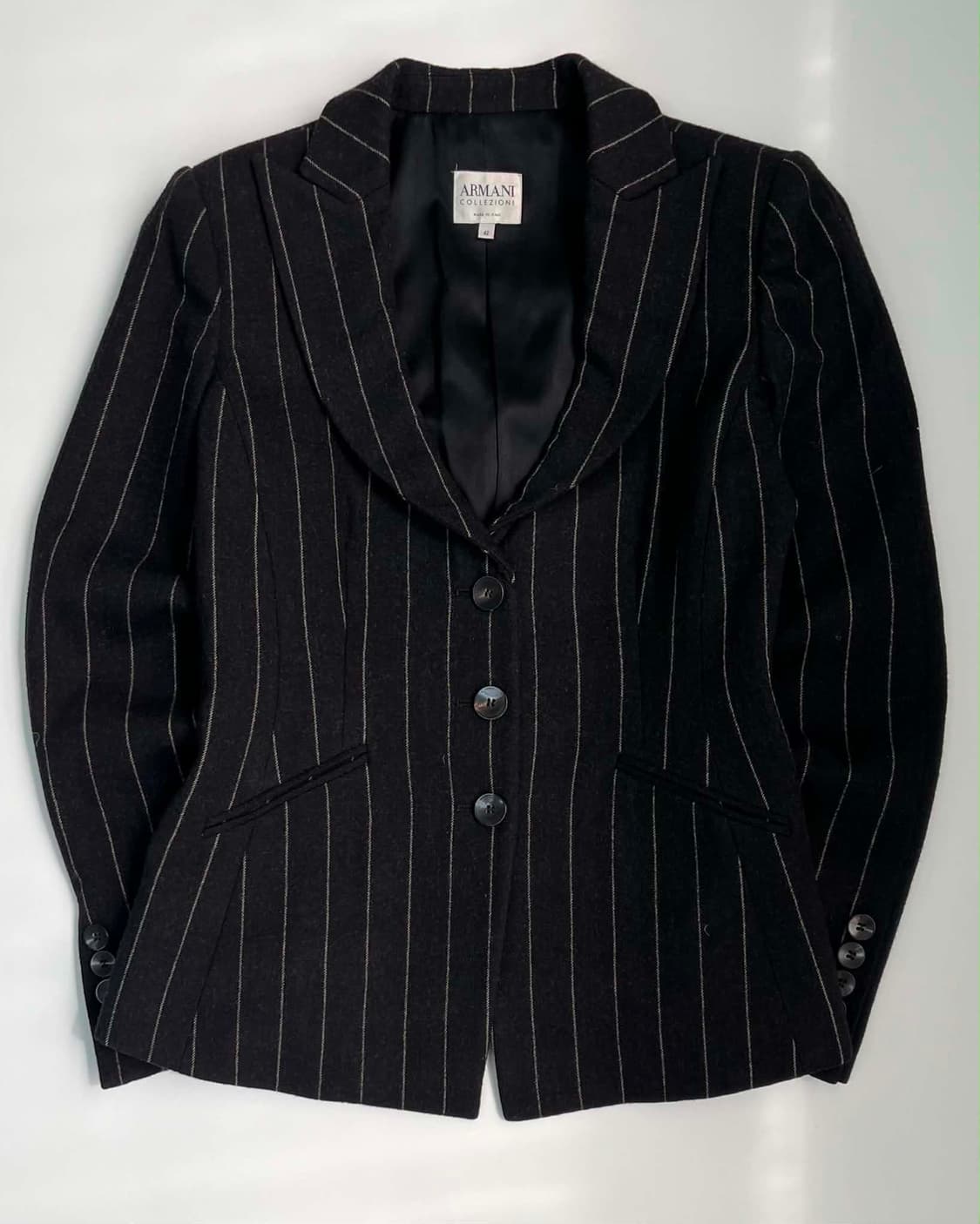 [42] 아르마니 꼴레지오니 매장판 스트라이프 울 블레이져 자켓 상품이미지1