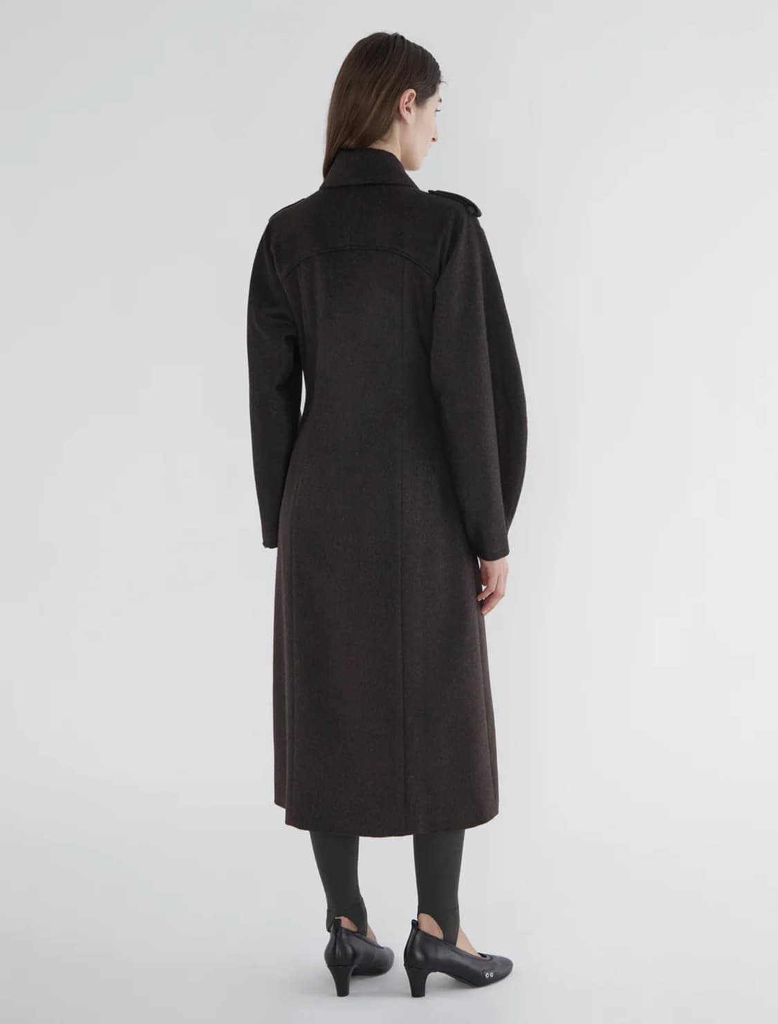 [XS,S,L]팔로마울 Isabel 울 코트/브라운 상품이미지9