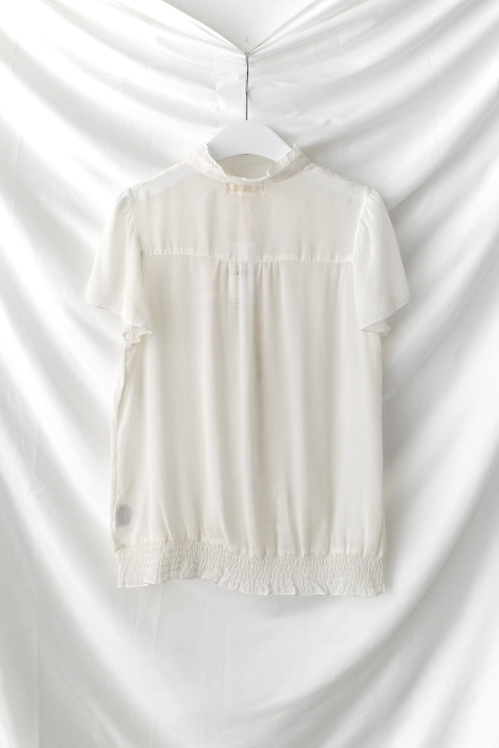 lace frill half blouse 상품이미지4