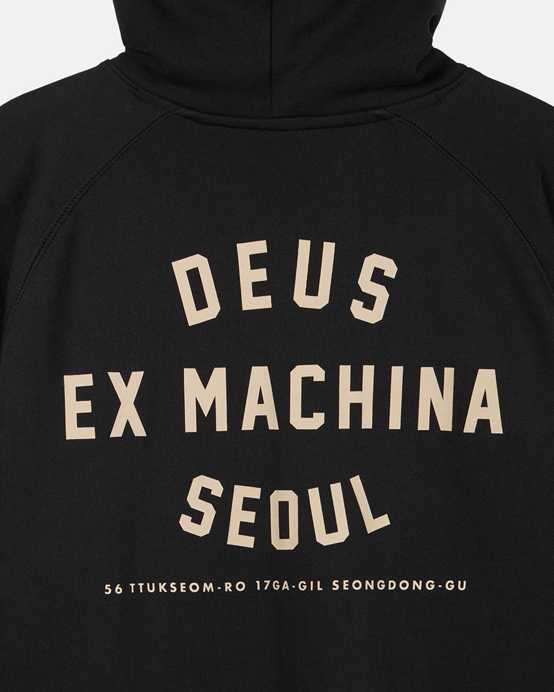 데우스 엑스 마키나 서울 후드티 블랙 상품이미지3