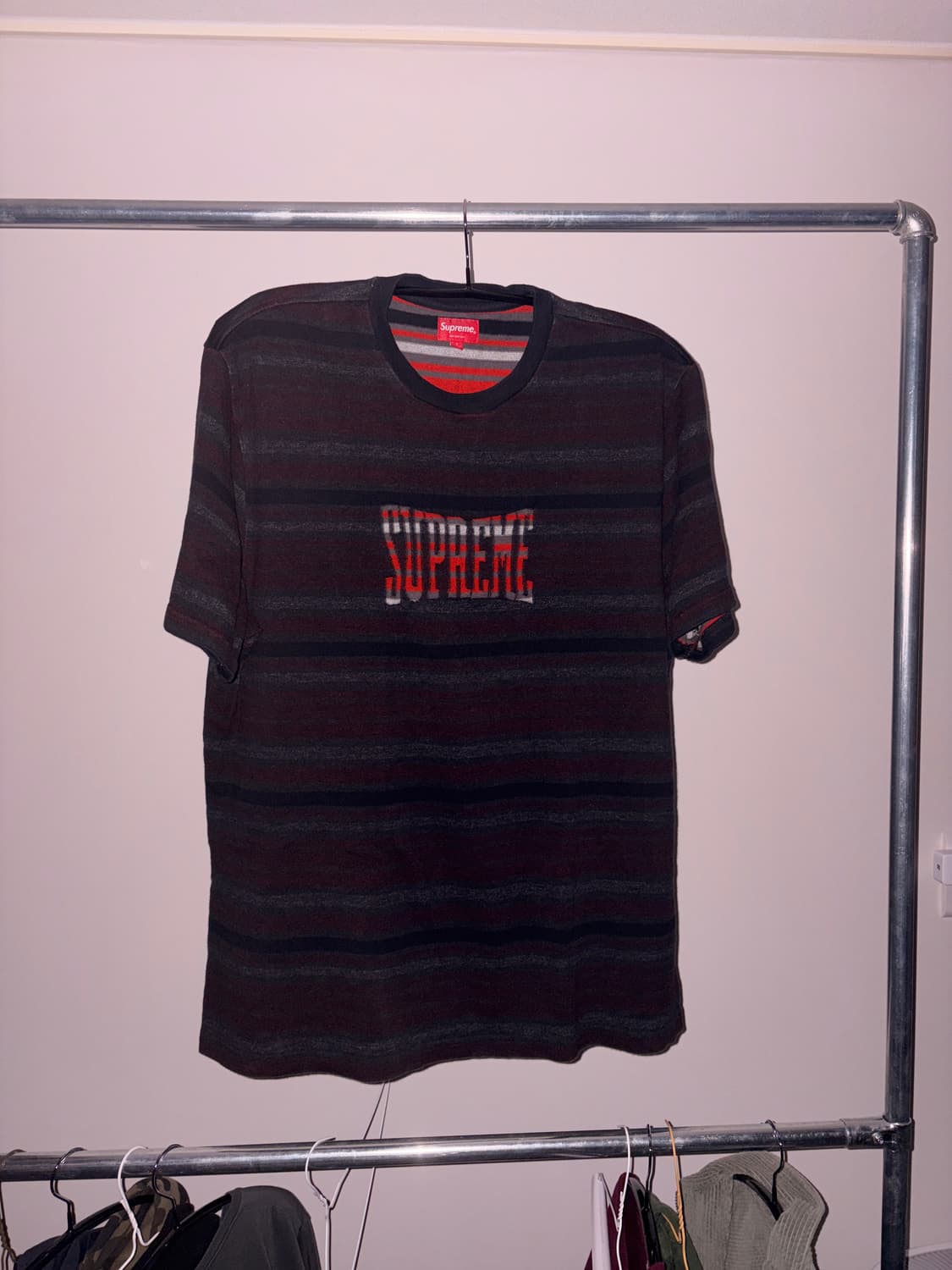 슈프림 인버티드 스트라이프 숏슬리브 탑 상품이미지2