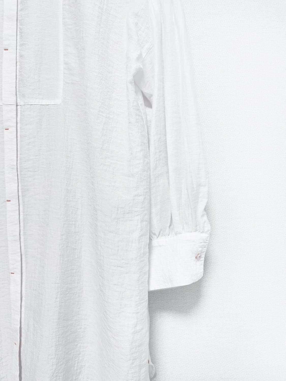 China Collar Long Shirt - White 상품이미지6