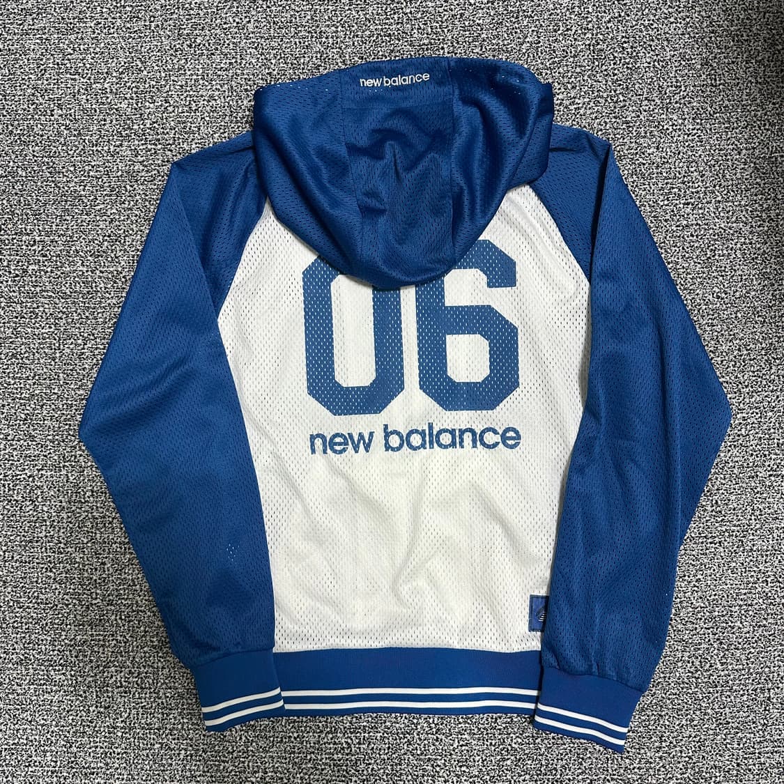(95) 뉴발란스 블루/화이트 메쉬 후드집업 상품이미지4