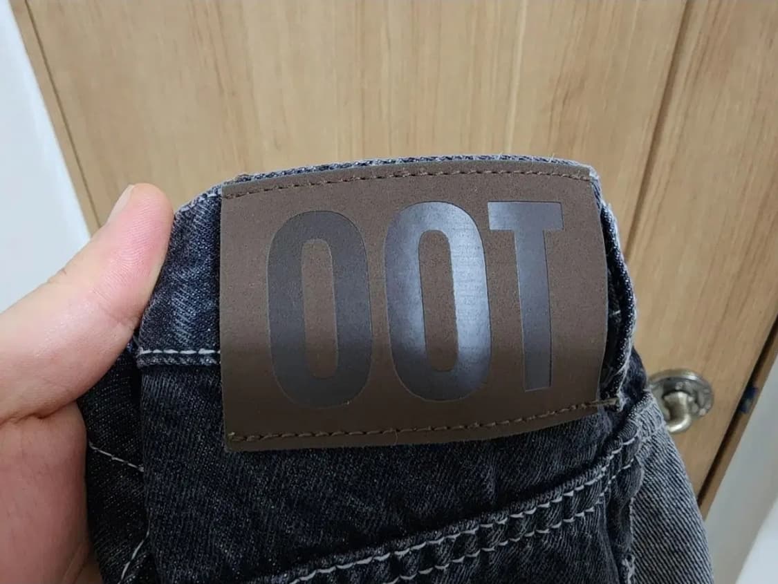 (M)여성 OOT 사이드 배색 데님 팬츠 상품이미지4