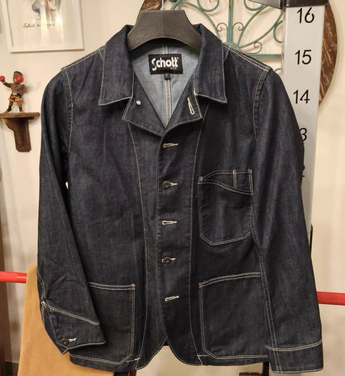 [Schott NYC] 클래식 레일로드 데님 워크 자켓 상품이미지1