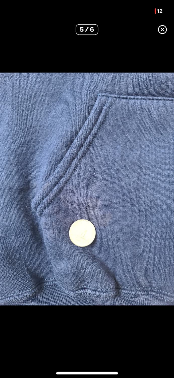 80s russell hoodie navy 상품이미지5