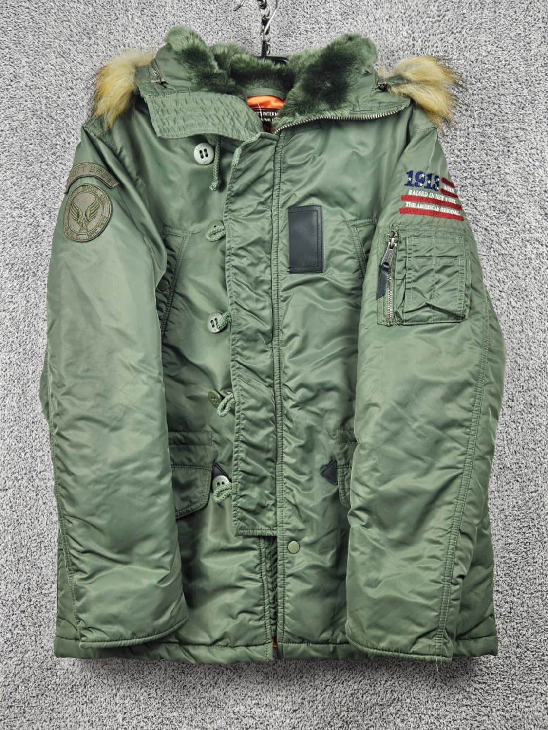 쇼트 타입 N-3B 밀리터리 파카 퍼 후드 자켓 ( M ) / 10373 상품이미지2