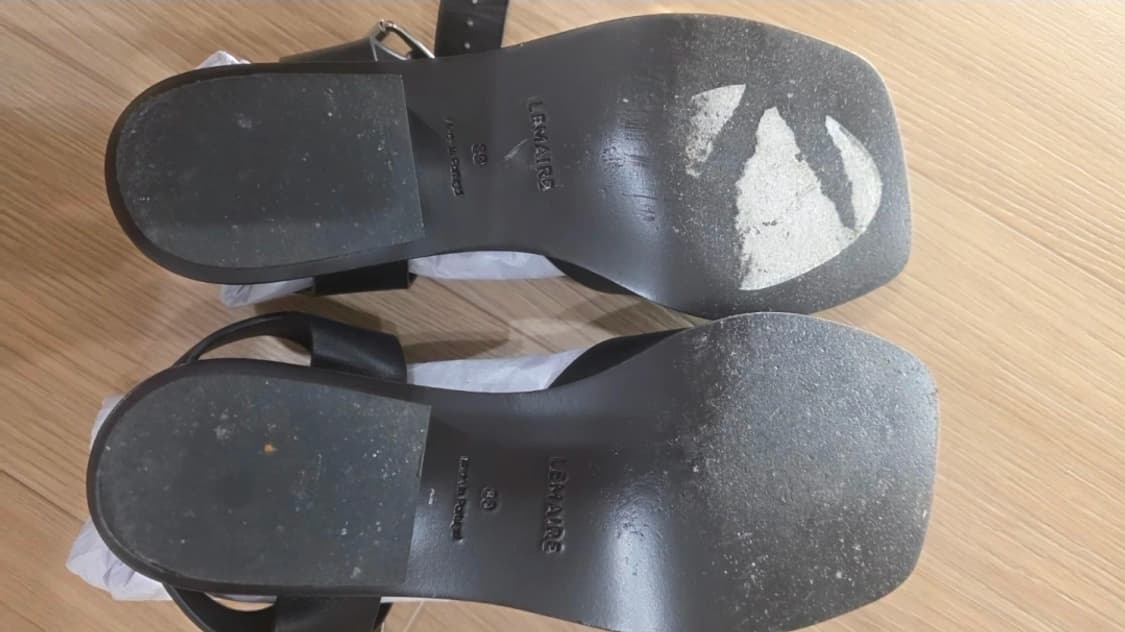 르메르 LEMAIRE 스퀘어 힐 샌들 39 상품이미지8