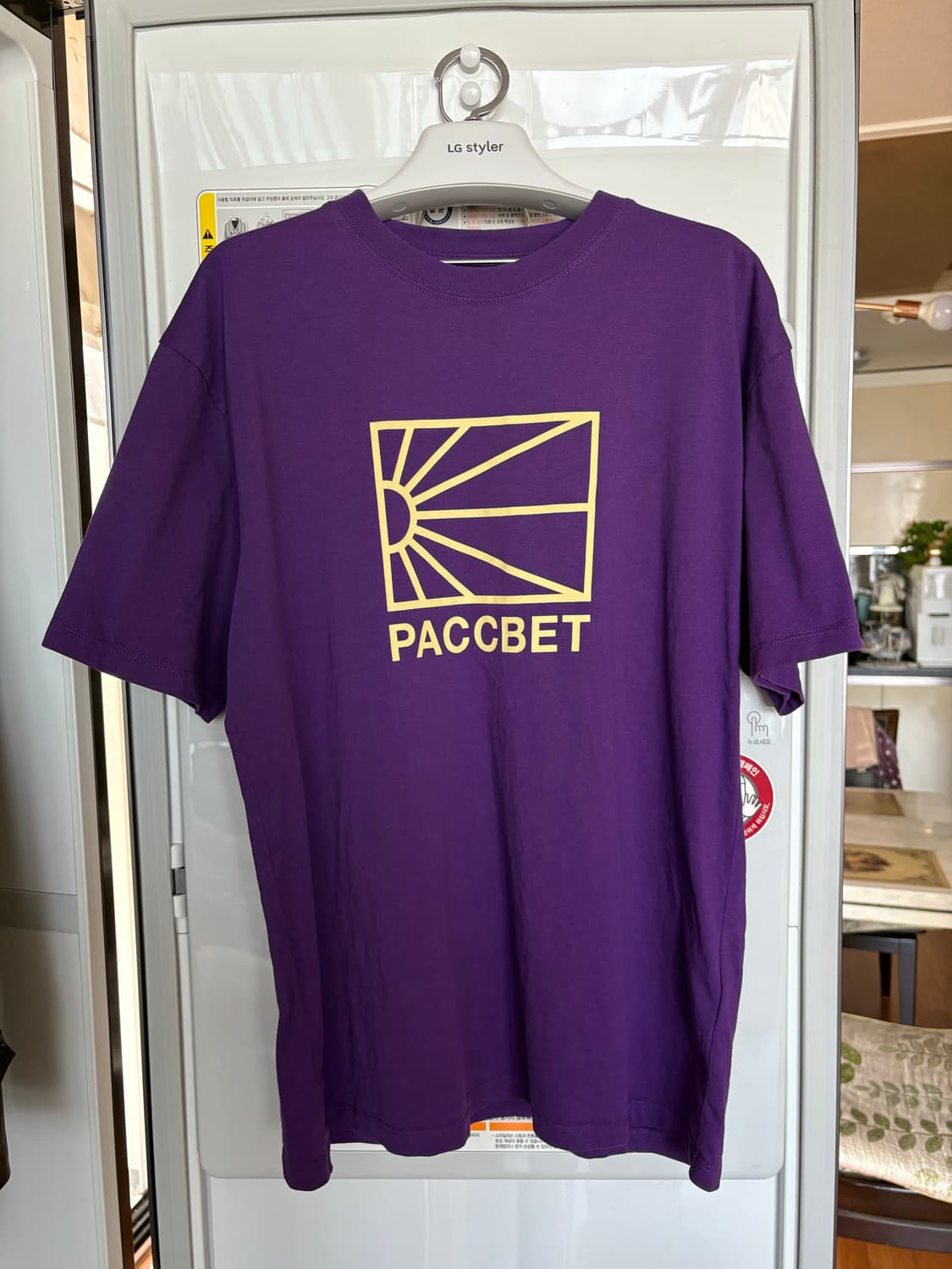 [M]라스벳 고샤 티셔츠 퍼플 상품이미지1