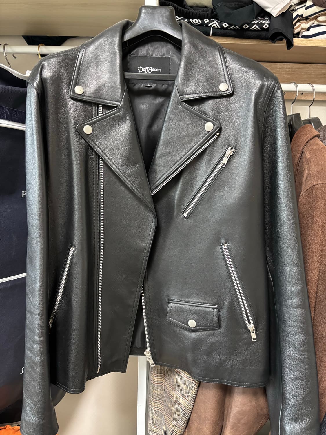 도프제이슨 카우하이드 100 라이더 자켓 L 상품이미지1