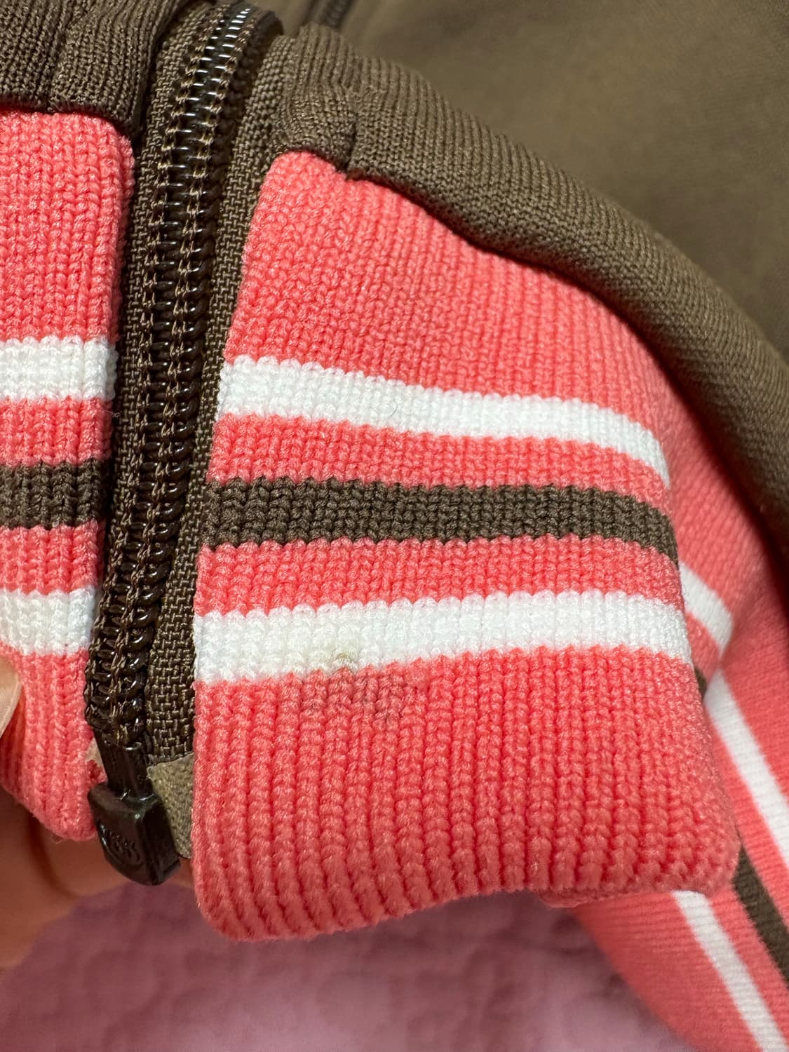 아디다스 3로고 져지 초코핑크 상품이미지3