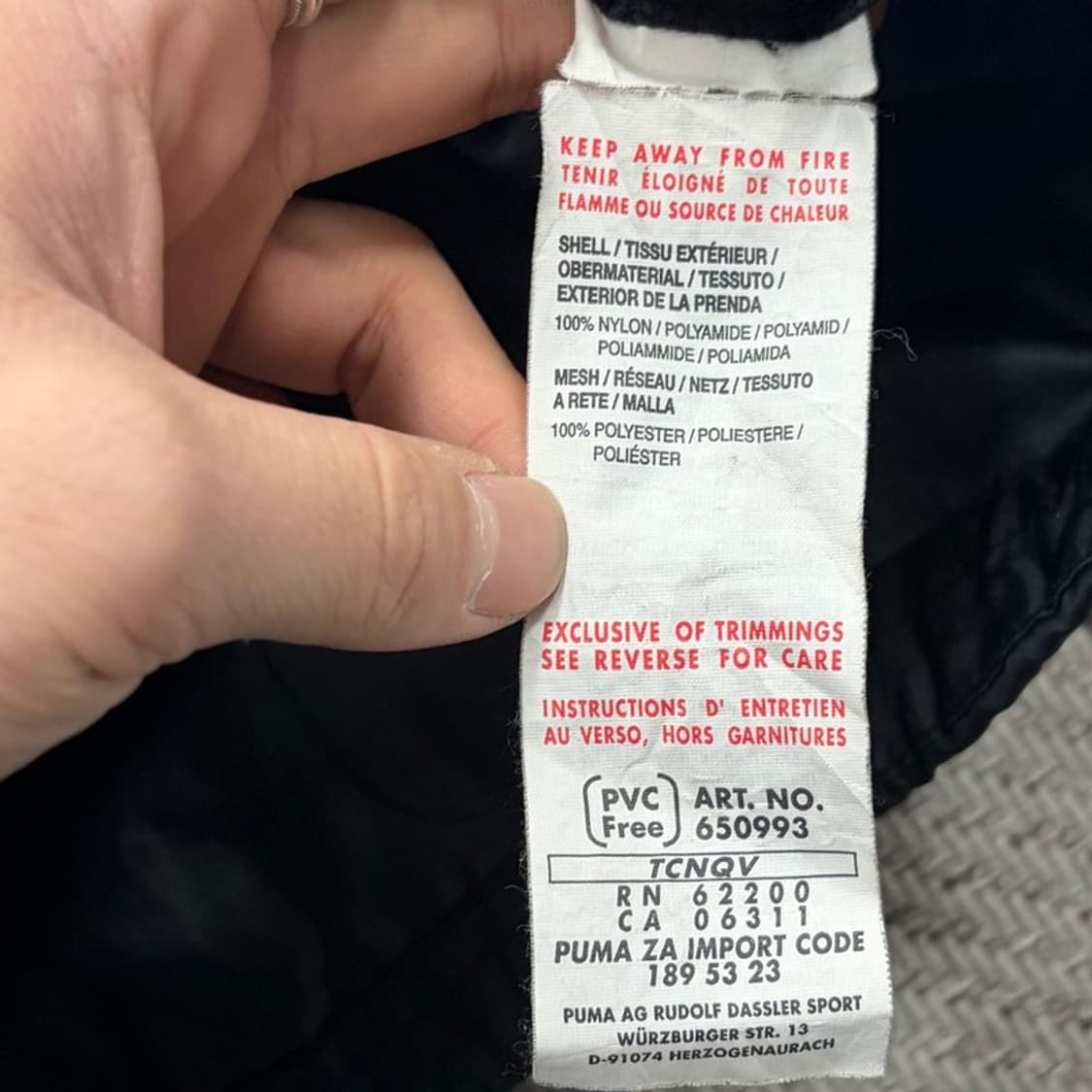 푸마 배색 후드 바람막이 v2149 상품이미지7