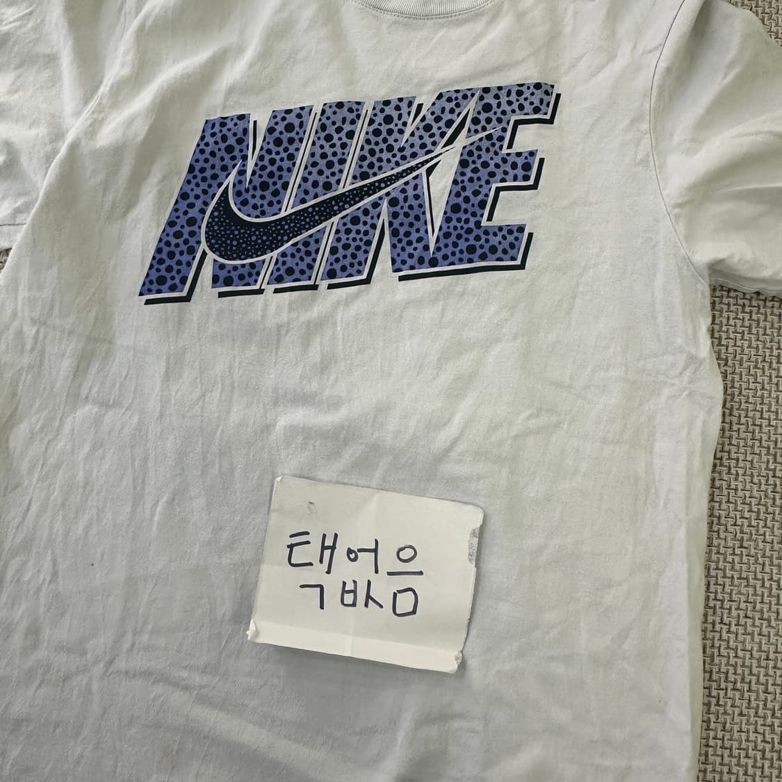 실측확인 빈티지 로고 반팔티 0416D 상품이미지2