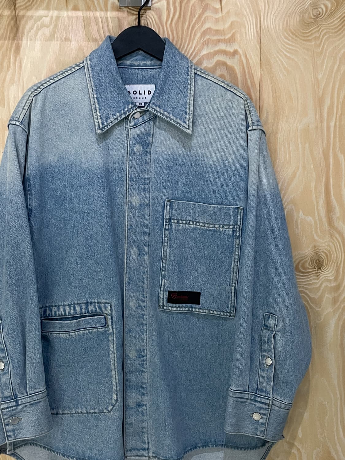 솔리드 옴므 21S/S 데님 자켓 상품이미지3
