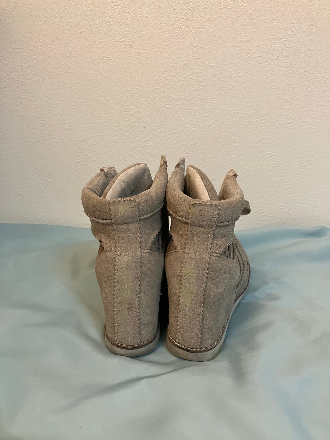 제프리캠벨 스웨이드 웨지힐스니커즈 히든힐스니커즈 y2k 상품이미지2