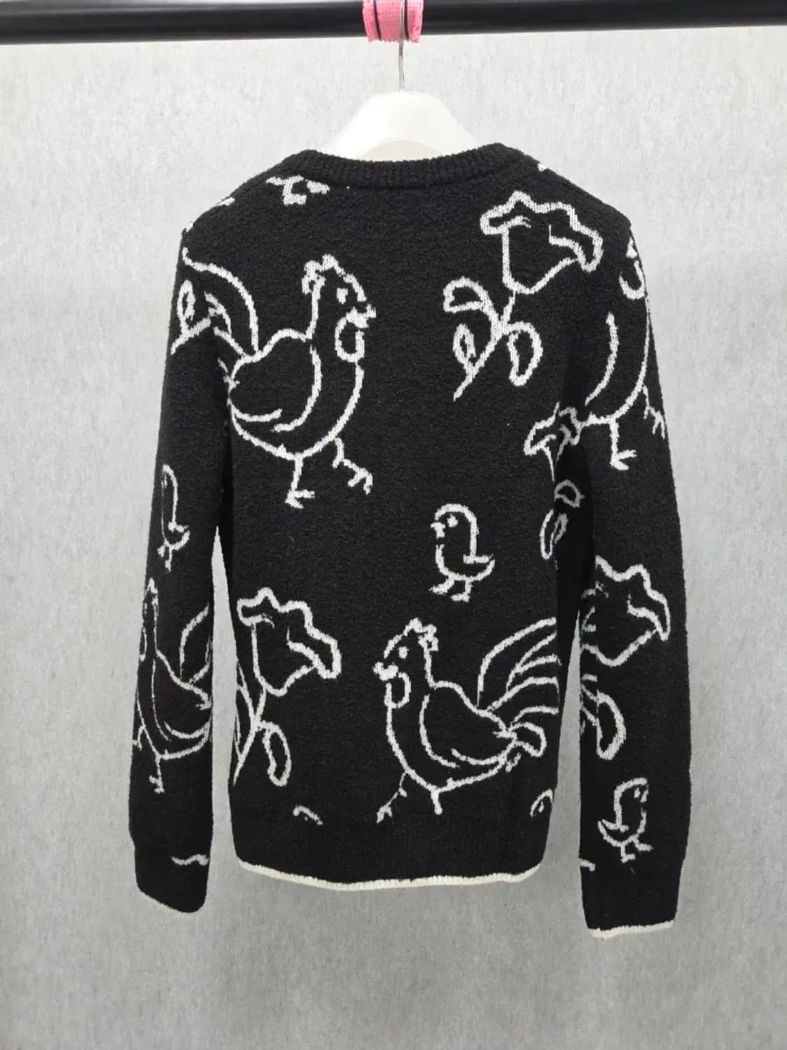 여성 85 르꼬끄 골프 방풍 니트 긴팔 상품이미지2