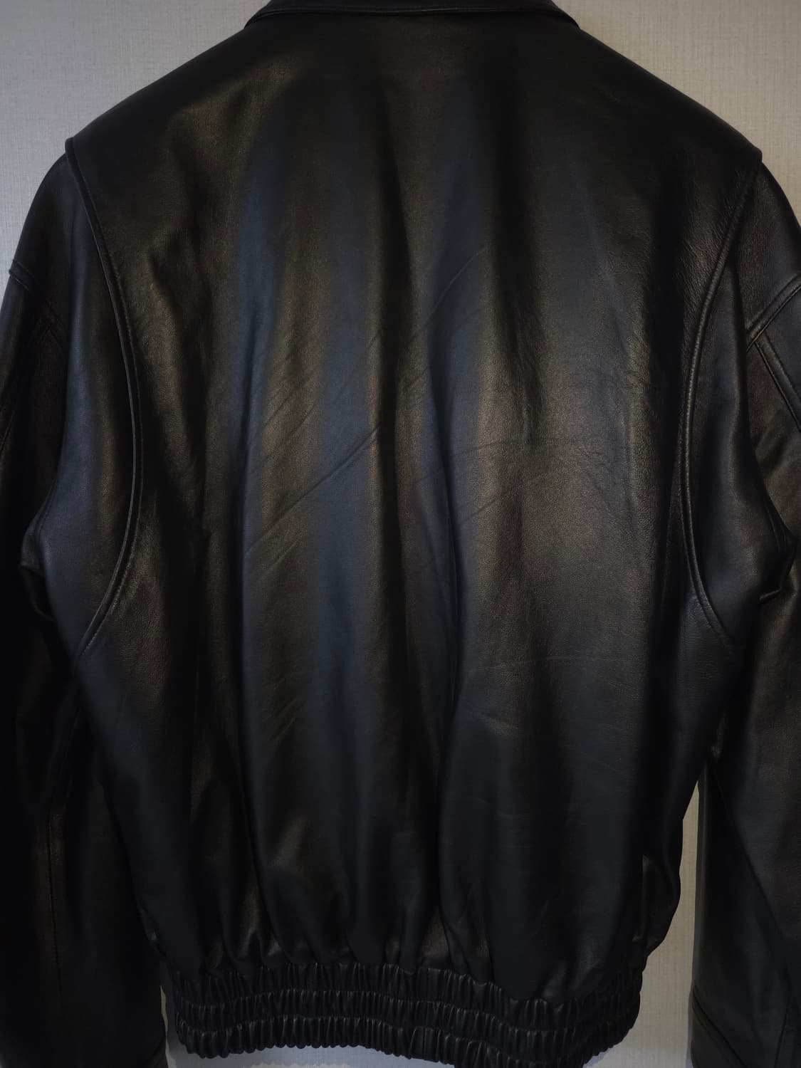 토니웩 양가죽 레더 오버사이즈 블루종 자켓 XL 25SS 상품이미지8