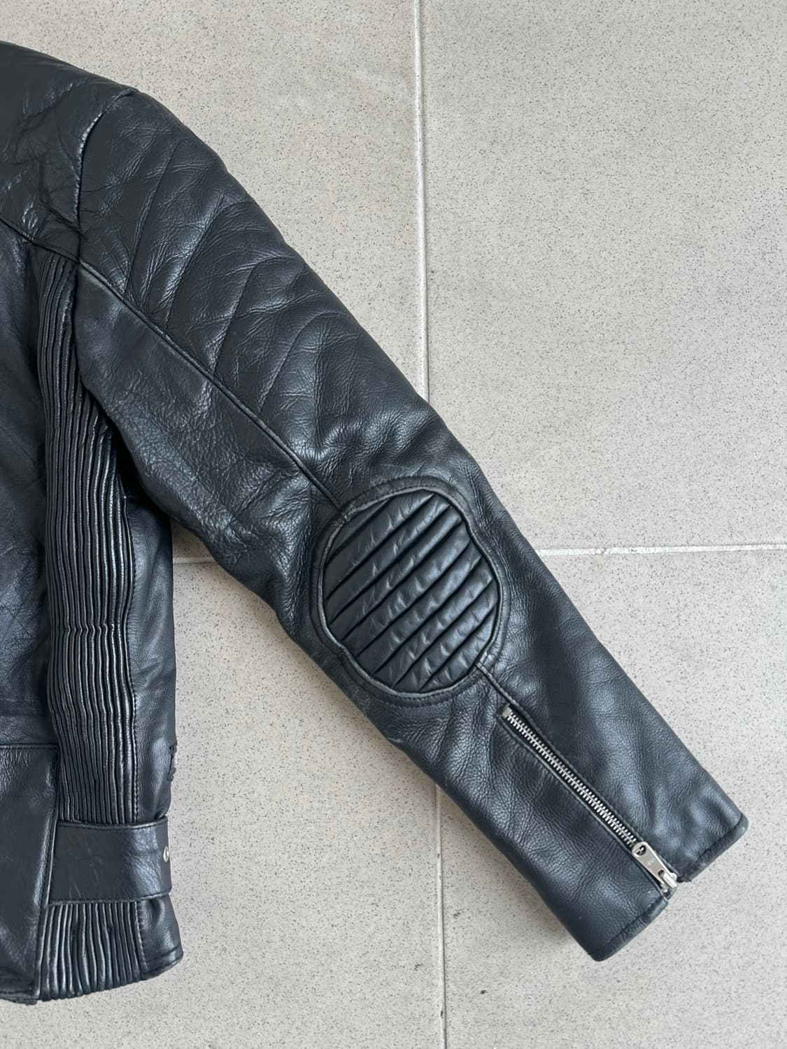 BASHIR 빈티지 바이커 레더자켓 상품이미지7