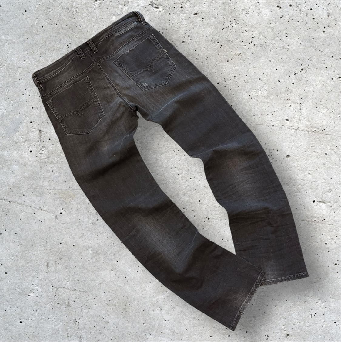 [30] 디젤 SAFADO 블랙 데님 청바지 팬츠 C677 상품이미지2