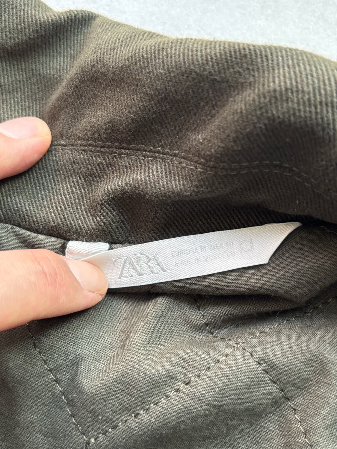 Zara Vintage st 코튼 워크자켓 M 상품이미지5