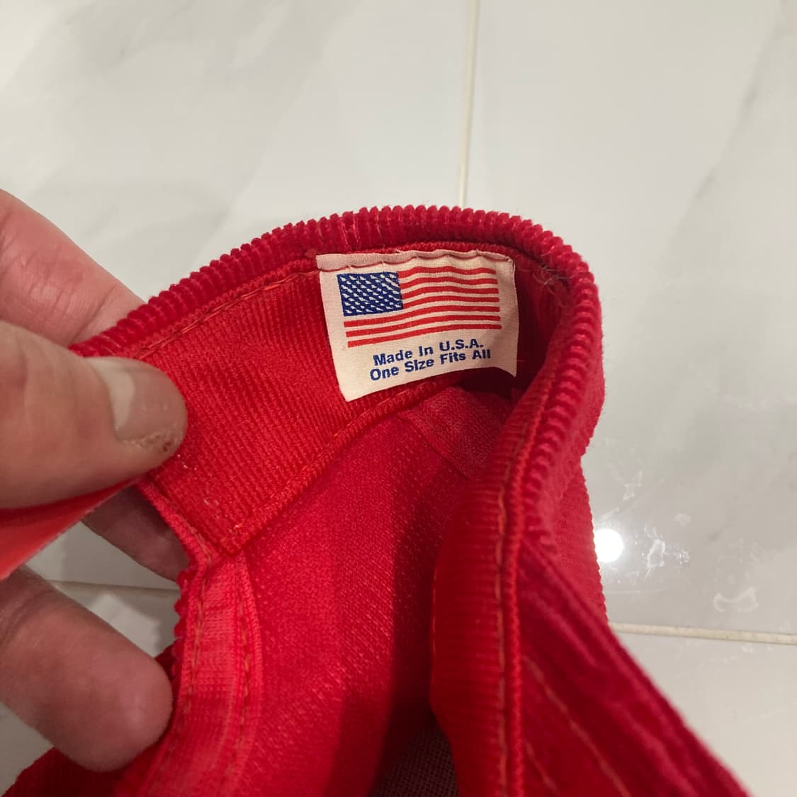 80s 말보로 컨트리 뮤직 코듀로이 캡 상품이미지3